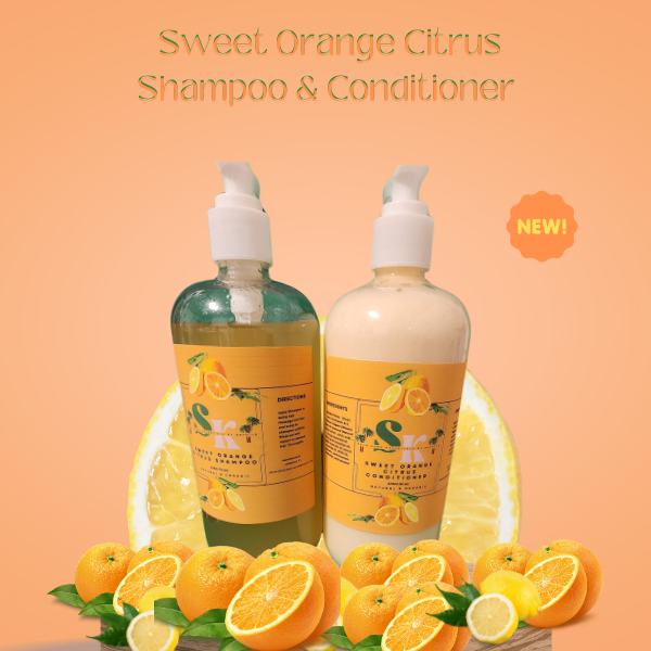 Sweet Orange Citrus Shampoo & Conditioner